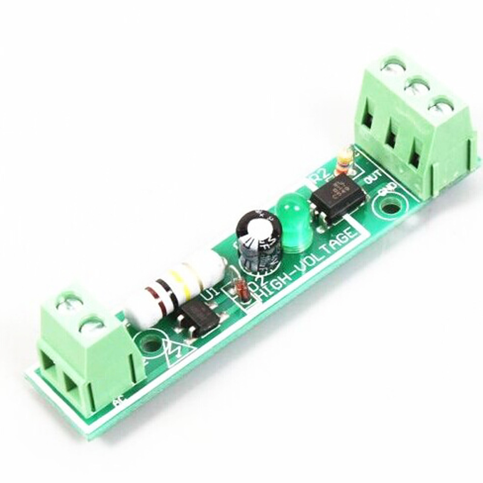 2PCS 1-Bit AC 220V Optocoupler Isolation Module Testing Adaptive for PLC new