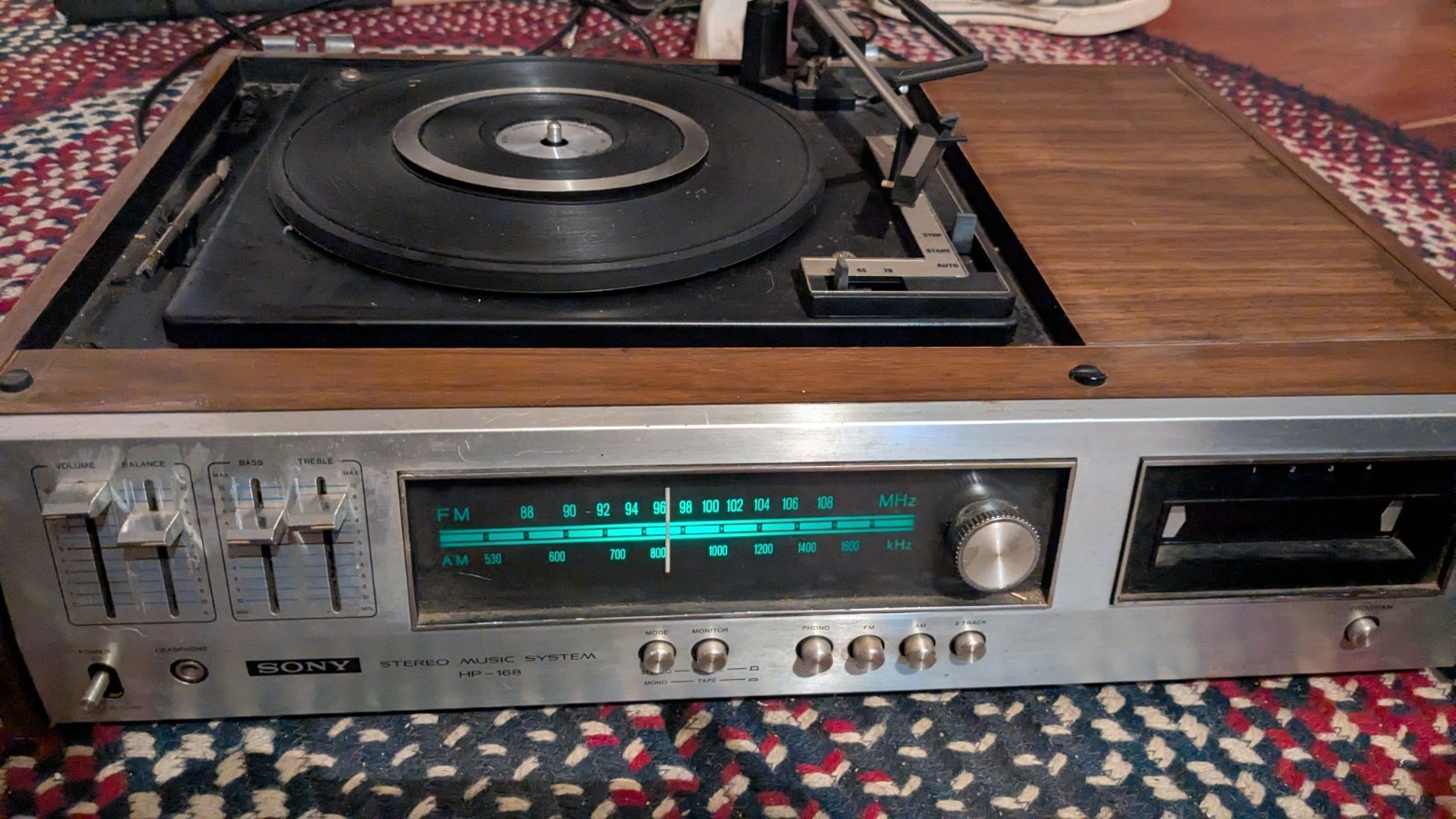 Vintage Audio Lot – Sony HP‑168 + Bendix 656A + Sound Master / Concert Master