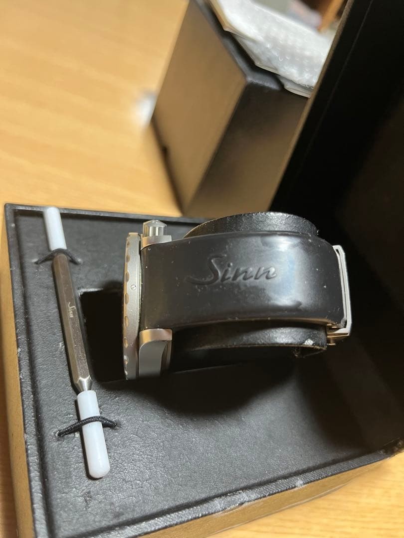 Sinn Watch U2 Analog Black Dial Stainless Steel Men’s Wristwatch w/Box, Warranty