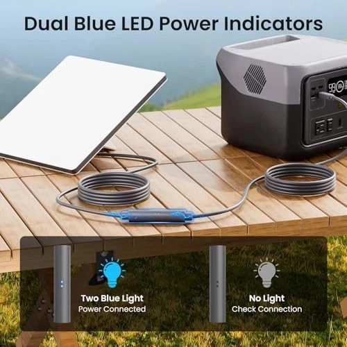 Starlink Mini DC Extension Coupler – Grey DC Cord Extender & Mini Power Extender