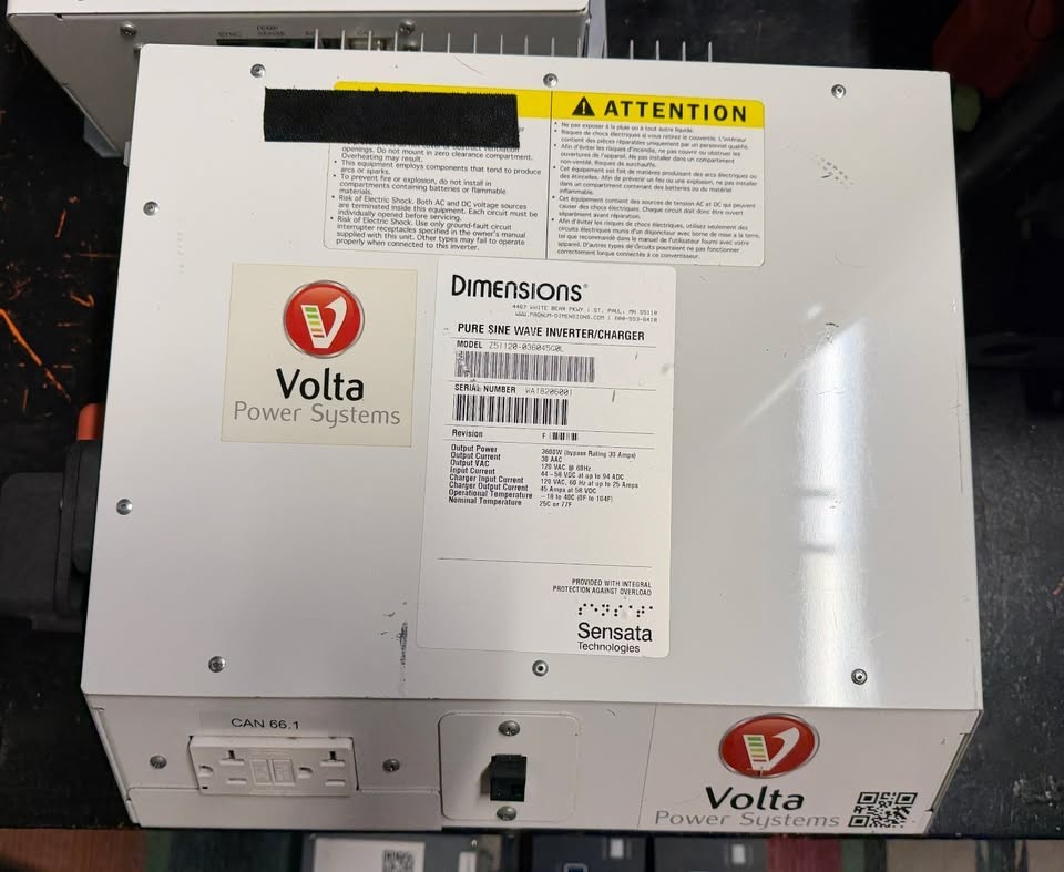 Volta Power Systems 13.2kWh Lithium Ion Van Power System