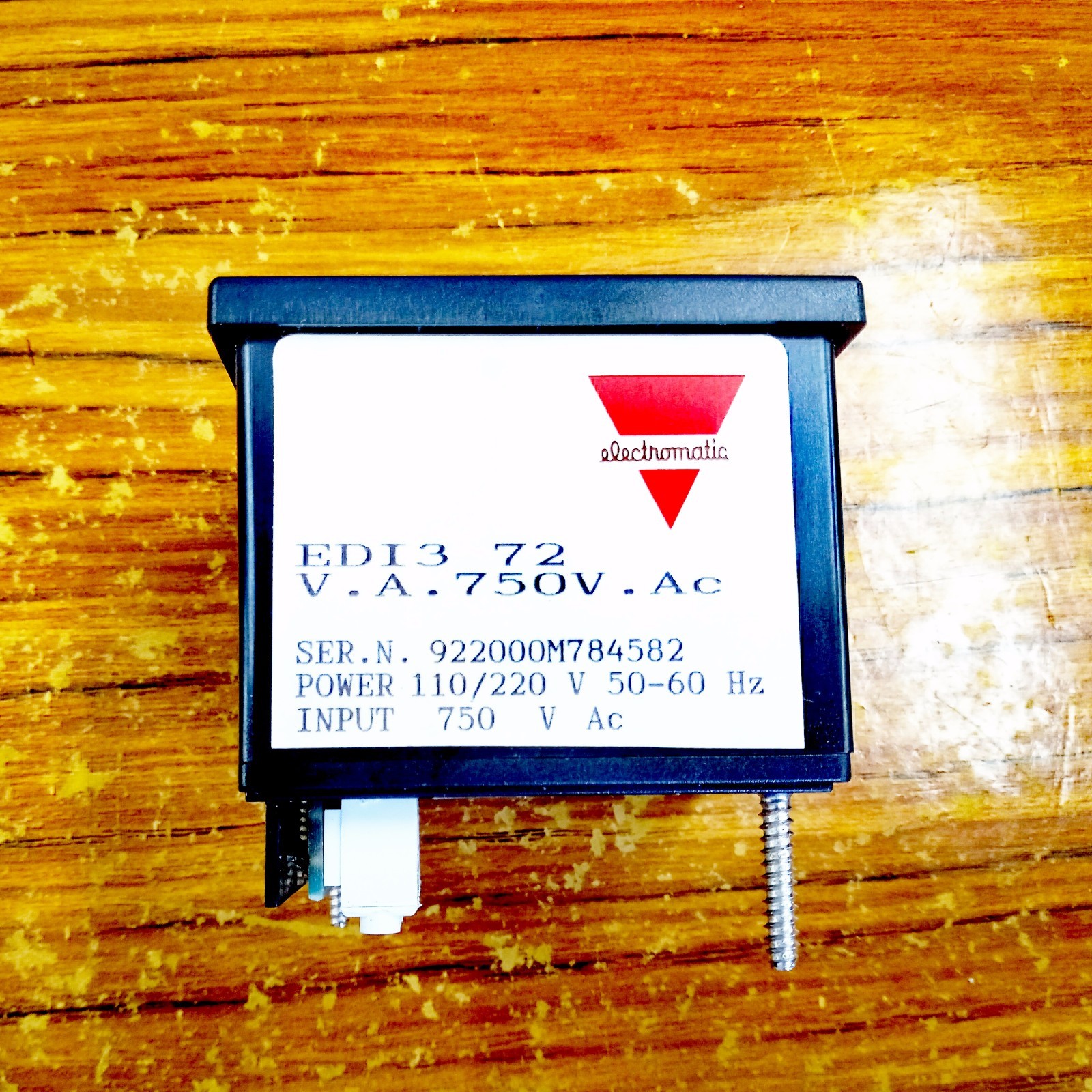 EDI3 72 VA 750 VAC ELECTROMATIC DIGITAL VOLTMETER 67×67 Panel Mount