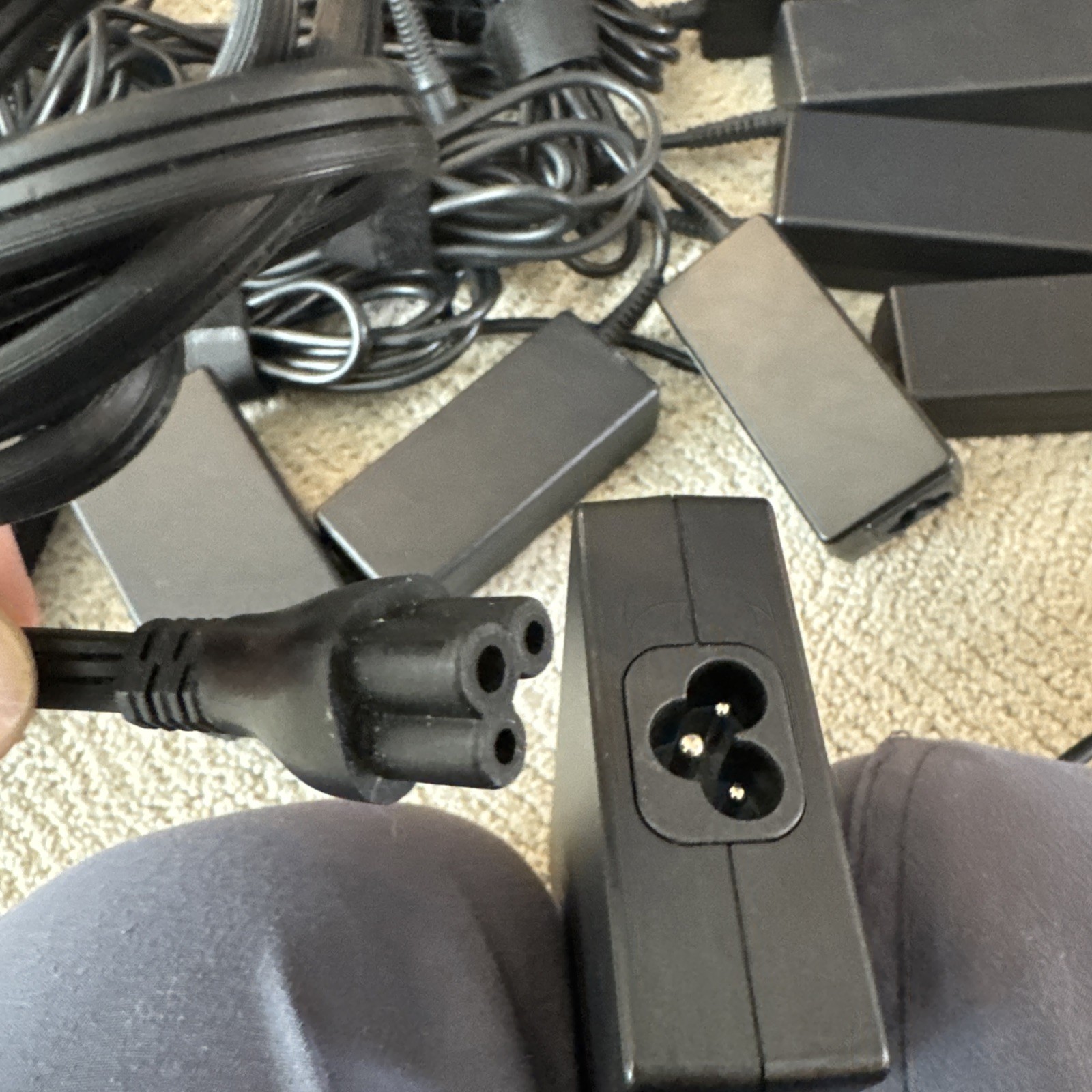 Lot of 39 HP AC Adapters. Multiple Models. Some Used Some New. Listing Untested