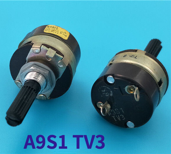 1PC Japan Noble Rotary Power on/off switch A9S1 TV3 250V 8A length 25mm 2-PIN