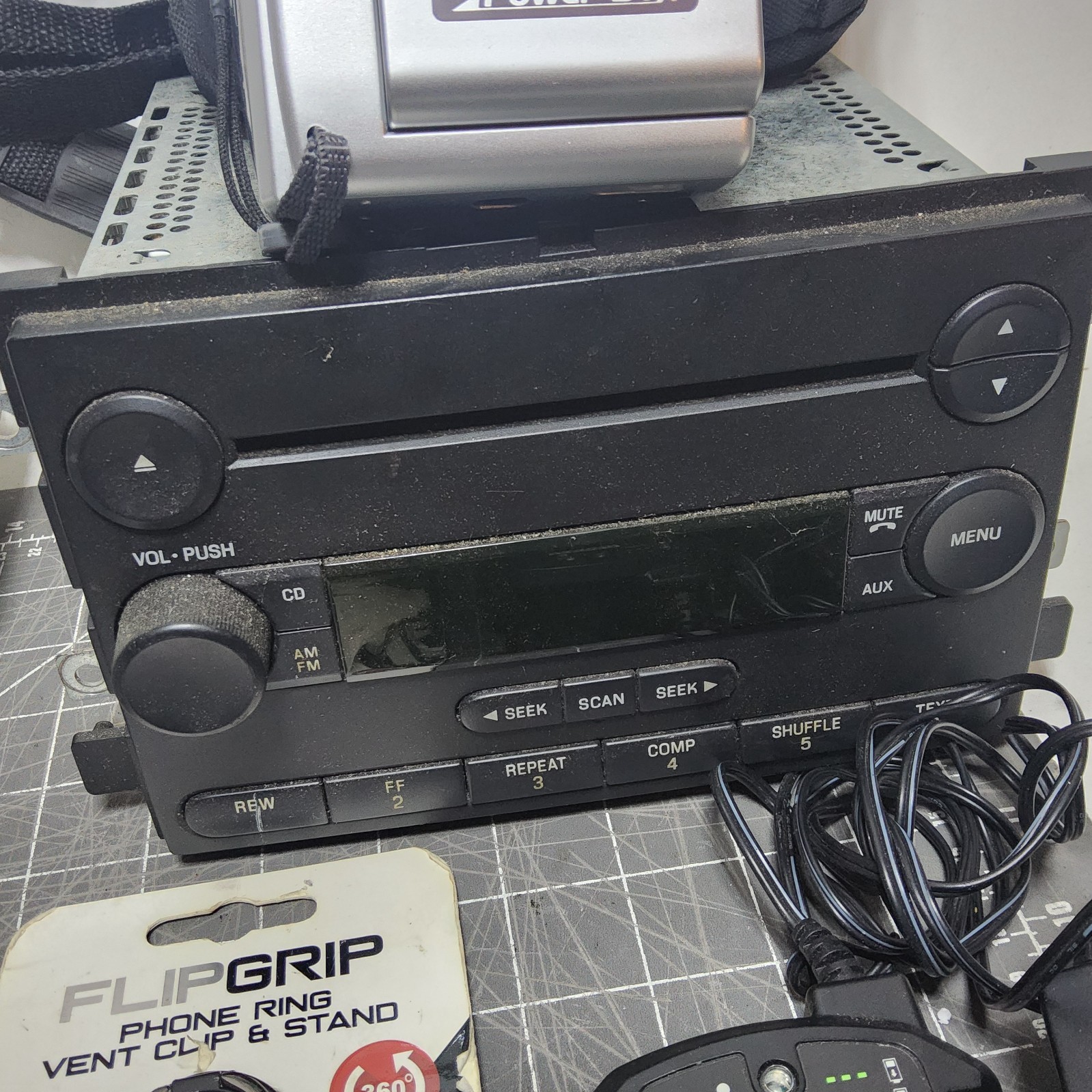 12 Electronic devices parts some working untested repairs step counter boom box