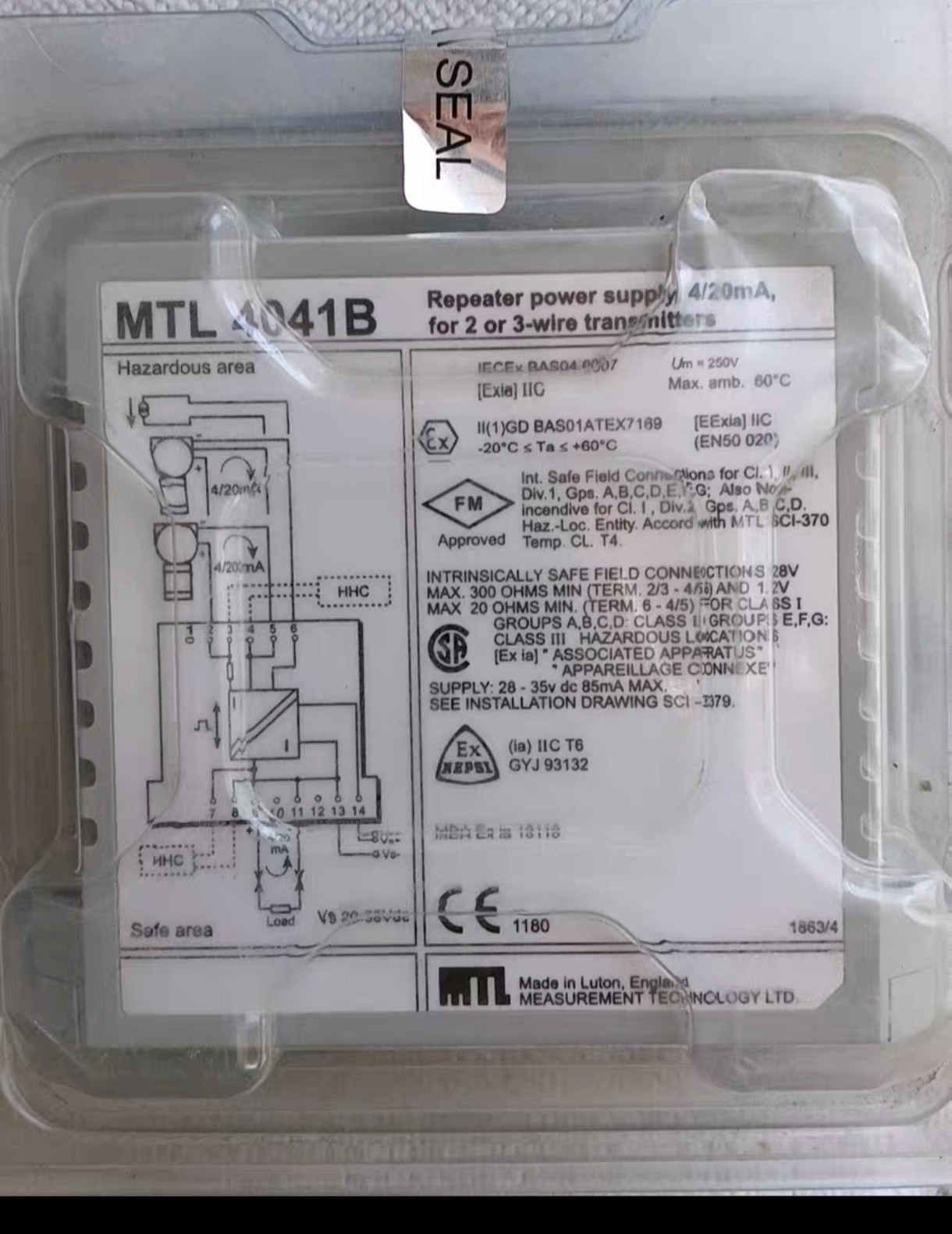 1 PCS MTL Instruments MTL4041B ALL NEW IN BOX