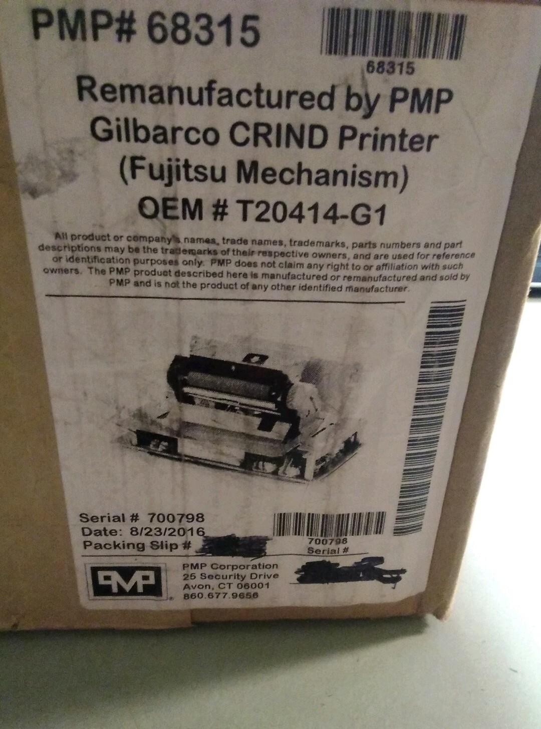 Gilbarco Crind Printer With Driver Board T20414-G1