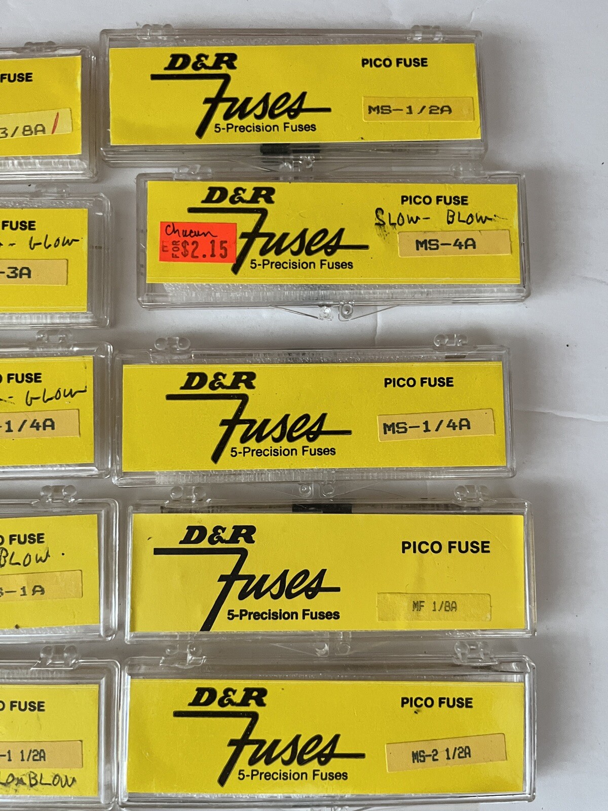 Lot of various NEW electronic components (from closed store) Fuses