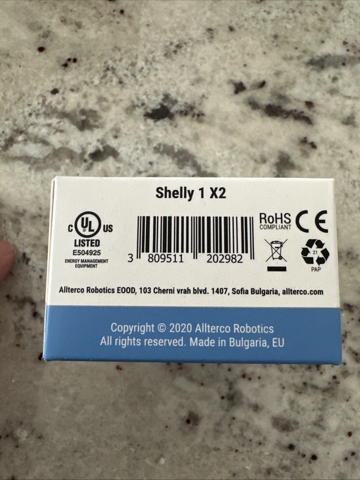 Shelly 1 X2 WiFi Relay Switch