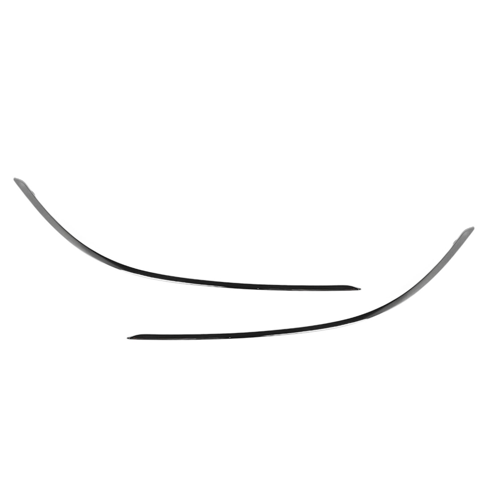 2pcs Front Bumper Lower Chrome Molding Trim Replacement For Benz C‑Class W204