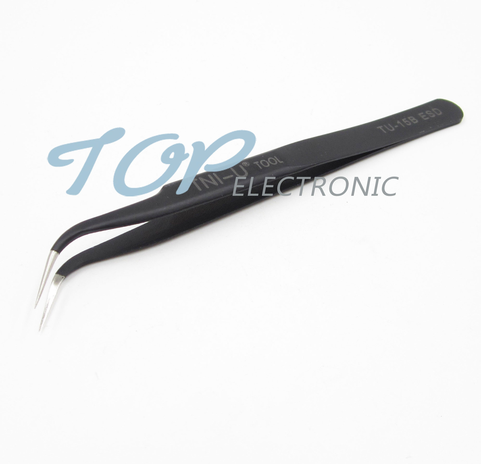 5PCS Non-magnetic Elbow Tweezers TU-15B Anti-static Tweezer
