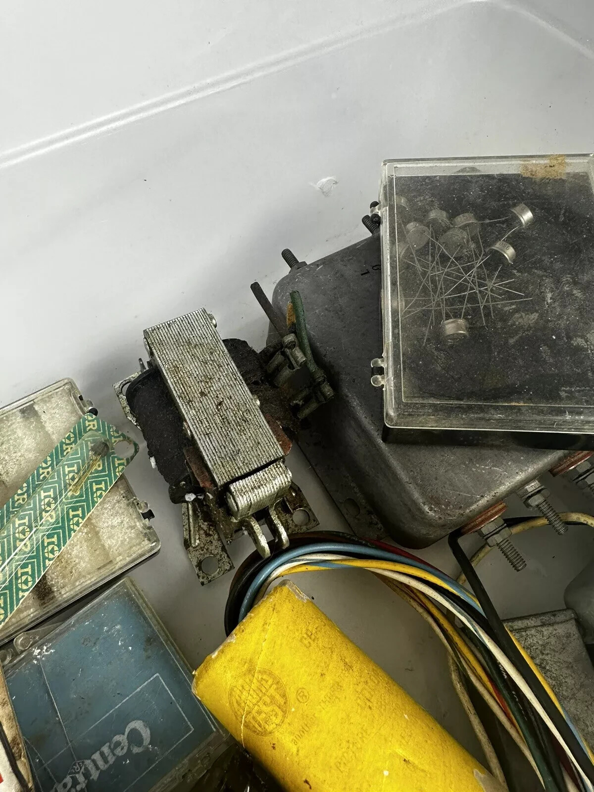 Huge Lot Of Transformers, Capacitors, Semiconductors, Transistors, IC chips, Etc