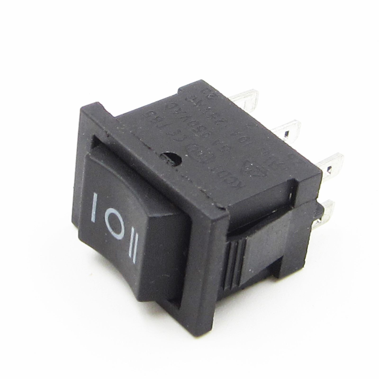 6-Pin DPDT 3-Position Snap in Boat Rocker AC ON-OFF-ON Switch 10A/125V 6A/250V