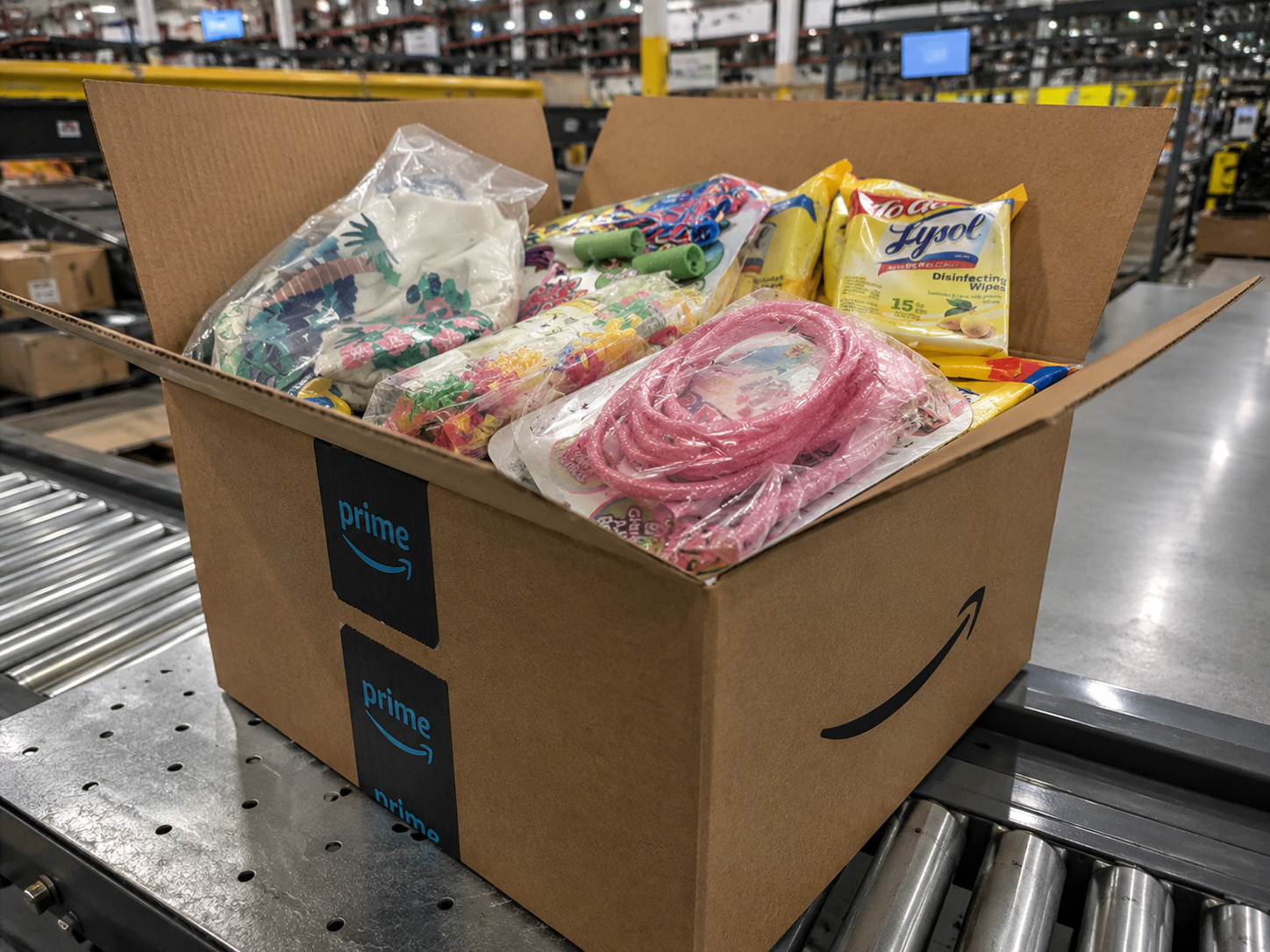 Amazon Overstock Merchandise with Home and Family Essentials