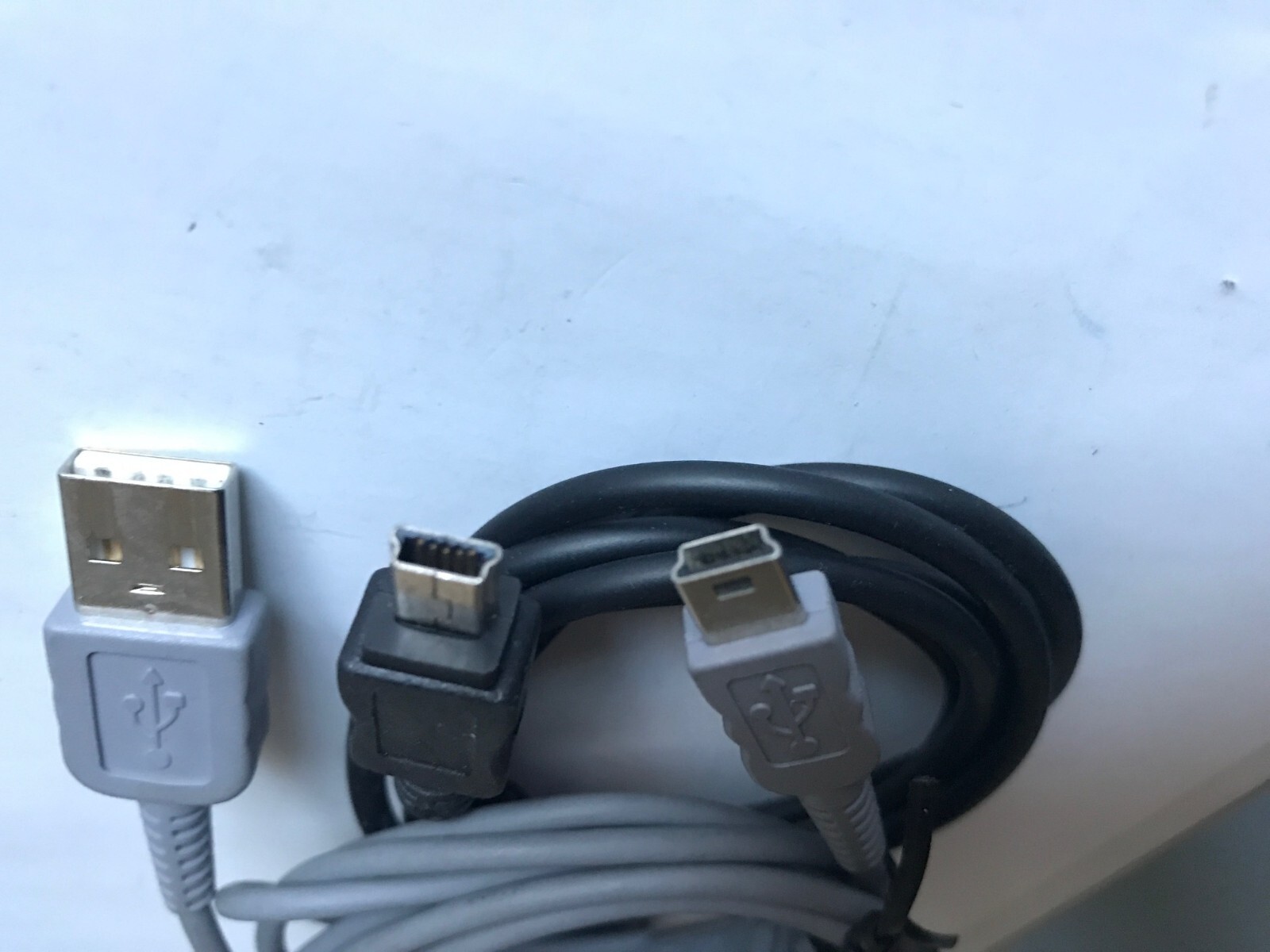 USB charge cables and PD DC adaptor, lot of 9
