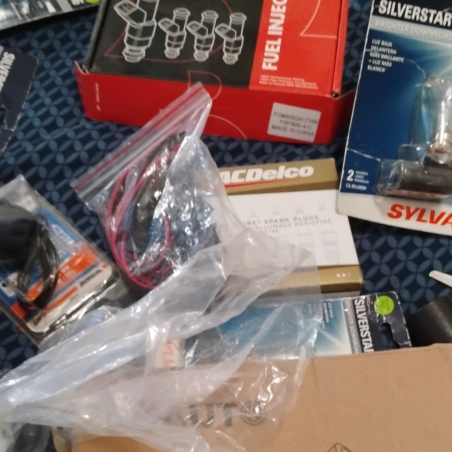 A-Premium, ACDelco, Sylvania Mixed Lot: Bulbs, Spark Plugs, Ignition Coils