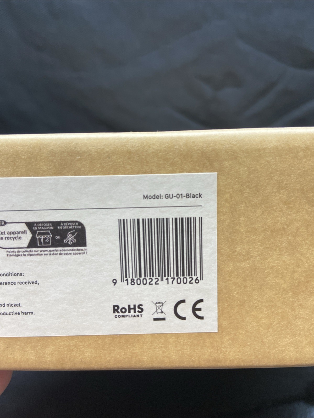 Guardian Ultrasonic GU-01 Black Brand New Factory Sealed