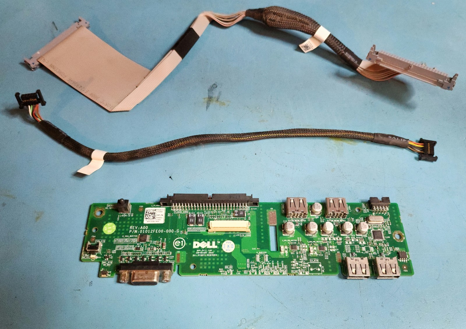 Dell OH655J PowerEdge R410 USB VGA BOARD 01012FE00-000-G