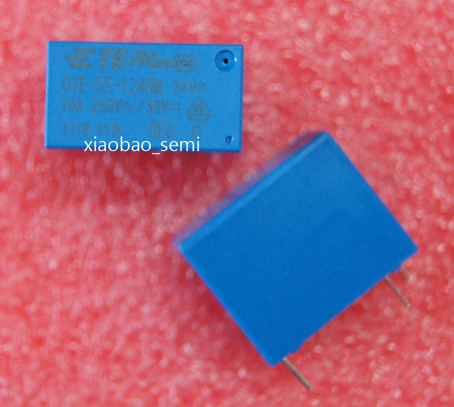 10PCS ORIGINAL OJE-SS-124HM 24VDC TE Relay 4PINS