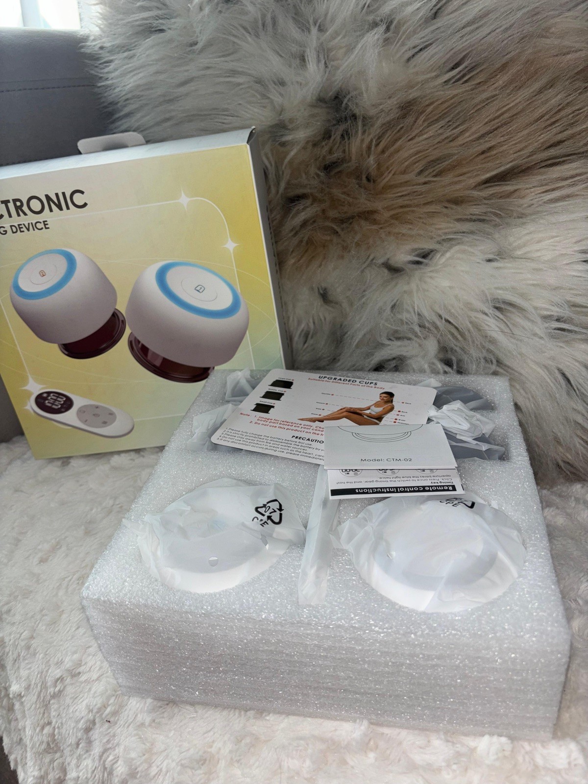 2 Pack Smart Cupping Therapy Massager, 5-in-1 Cupping Therapy Set For Pain Relie