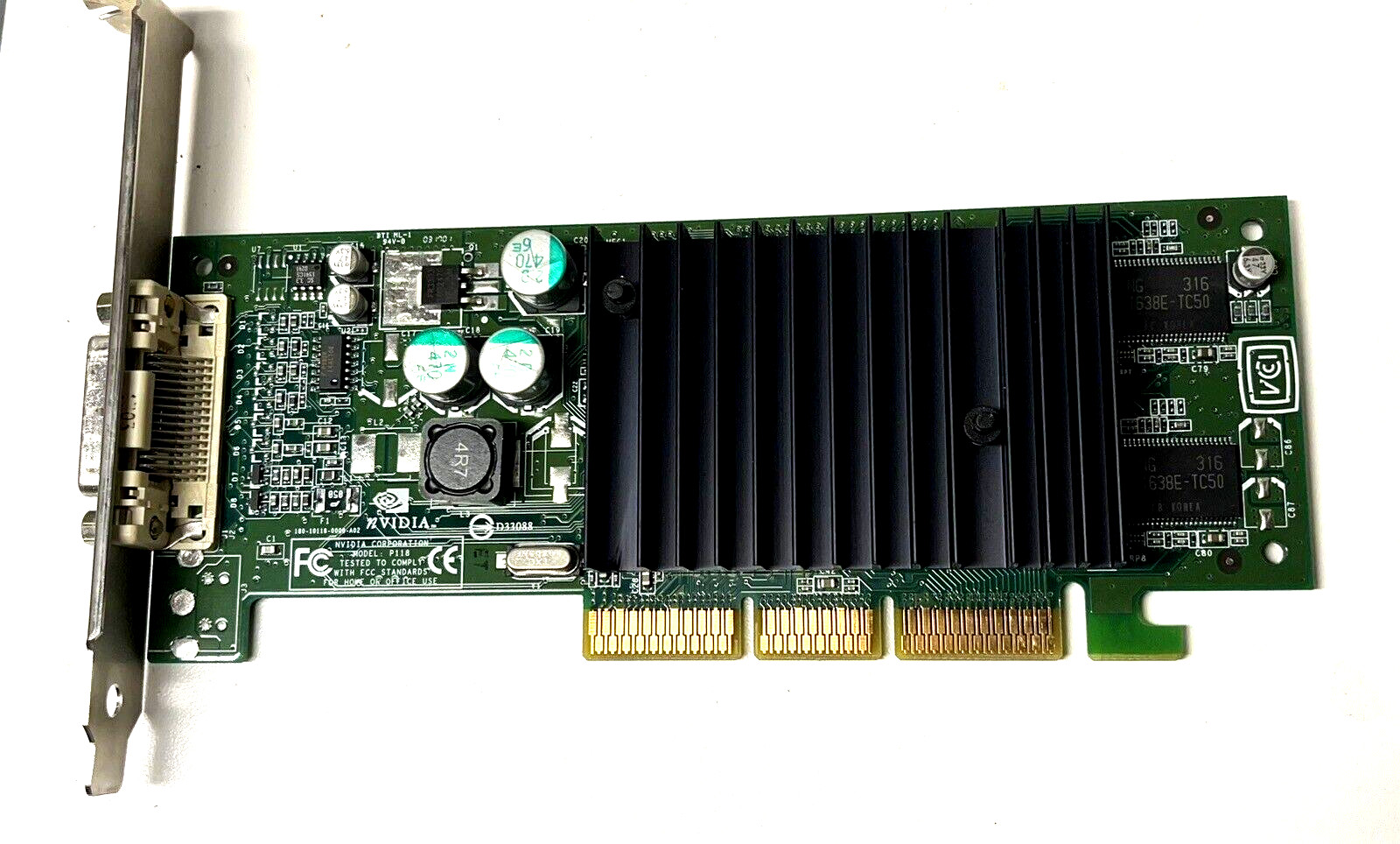 Nvidia GeForce Video Graphics Card MIC E-G012-4840(B) PN 180-10118-0000-A02 #118
