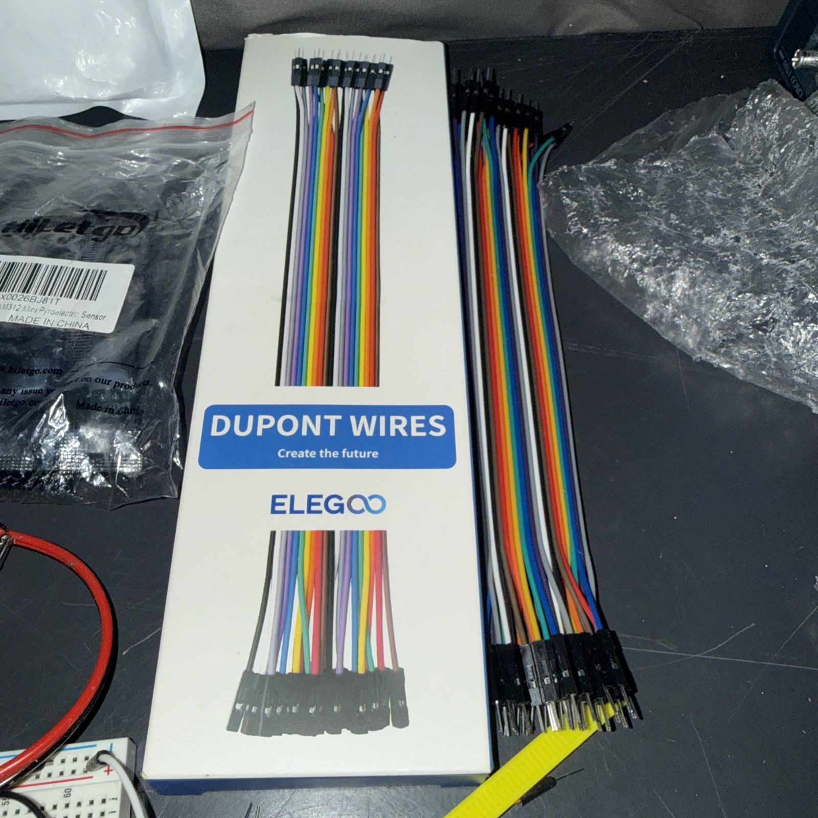 Electronics Lot ESP32-CAM EL Wires Dupont Wires ELEG Mini Sensor Strip Light