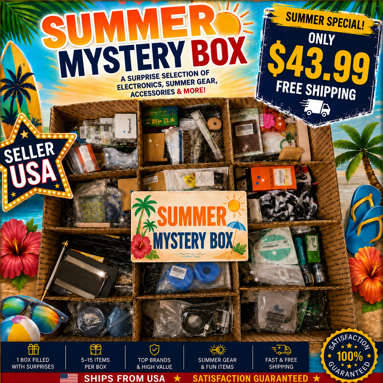 🎁Amazon Mystery Box Large Liquidation Box Electronics Home Goods JULY 4🎁