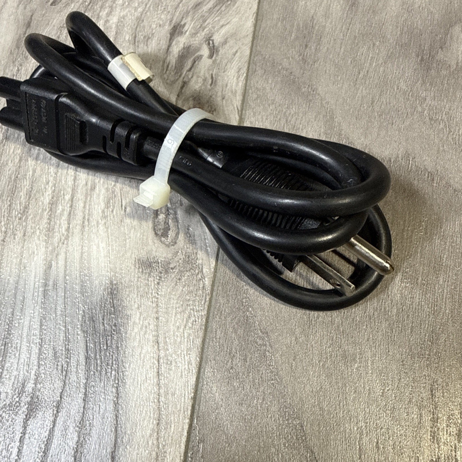 3-Prong AC Power Cord – Black 3ft