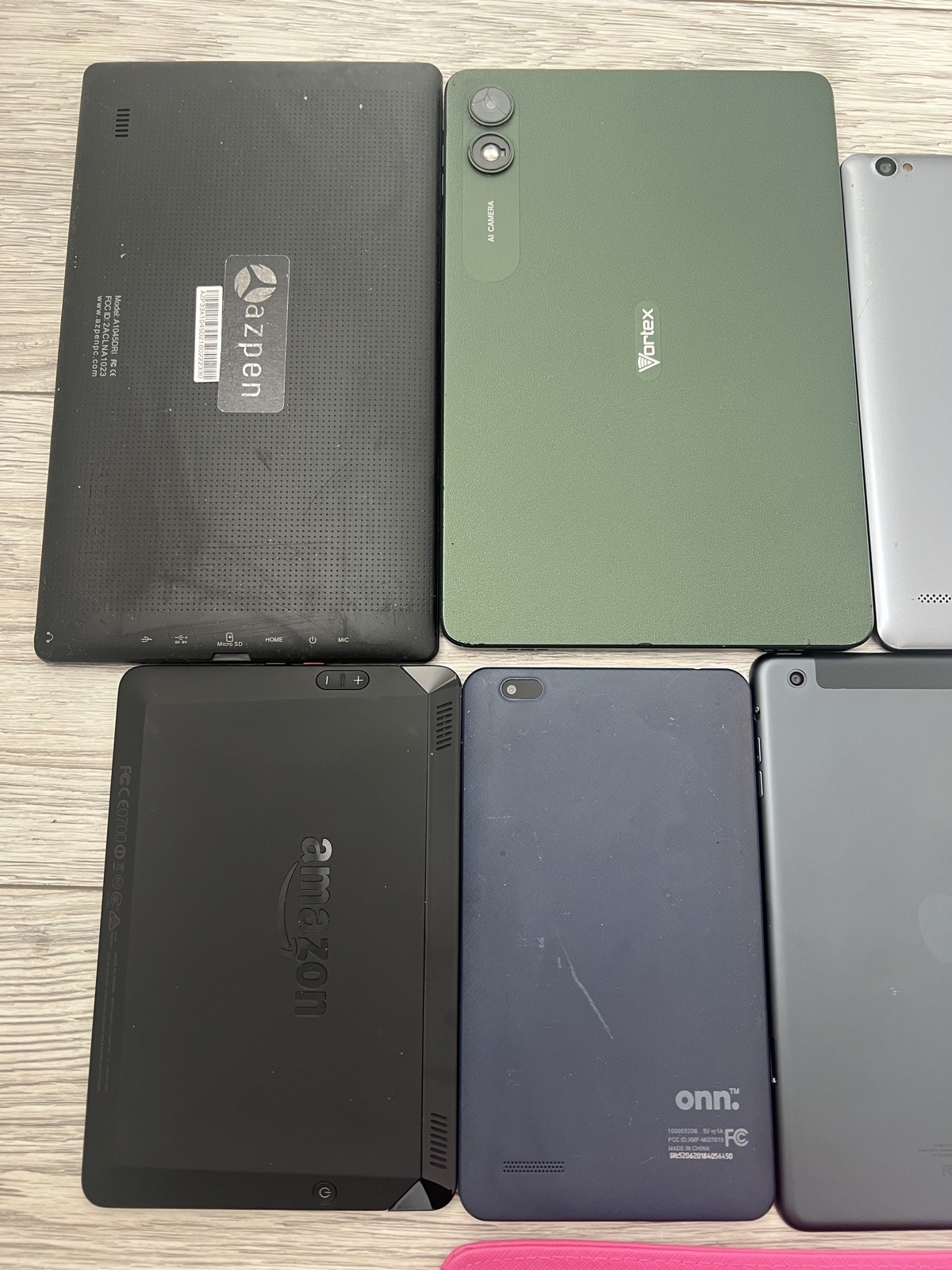 Lot of 9 Tablets Mixed Brands Untested For Parts or Not Working