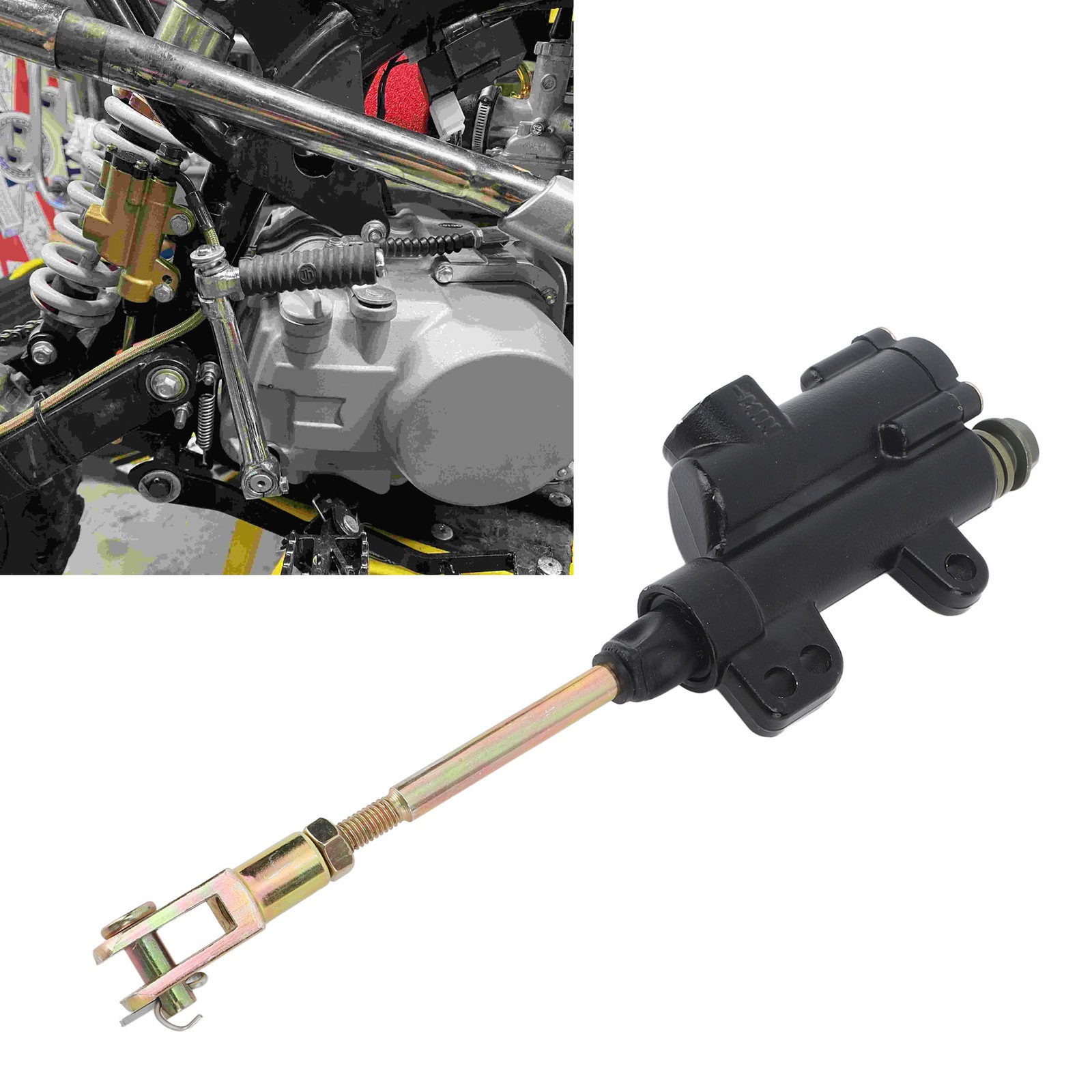 Rear Brake Master Cylinder Pump Durable Reliable Control For Sunl Pit Bike SSAK