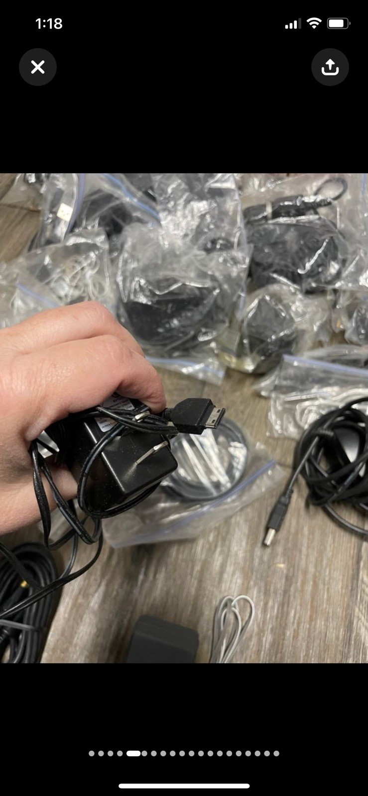 Electronic – 32 Items Panasonic Norelco Logistics Casio Chords & Chargers READ