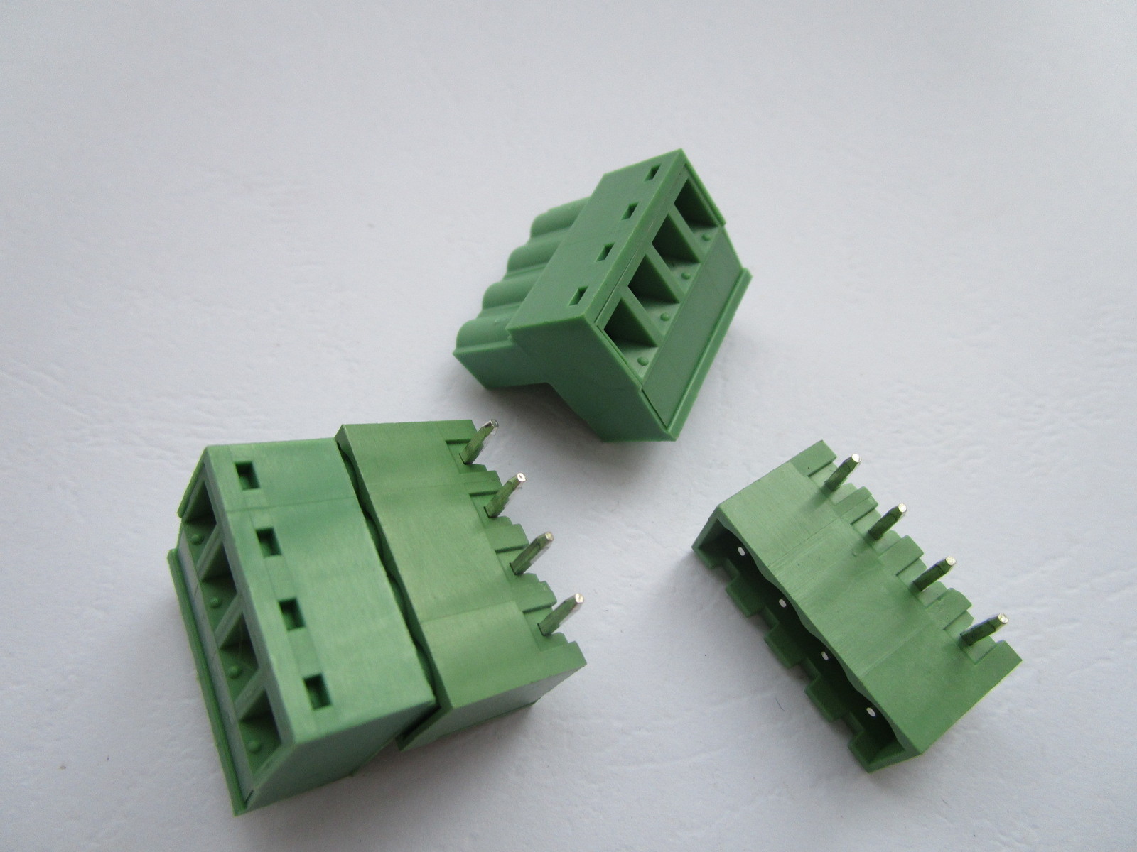 10 pcs Close Angle 4pin 5.08mm Screw Terminal Block Connector Pluggbale Type