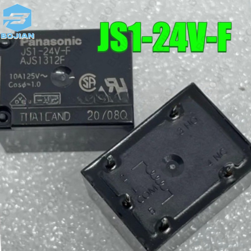 New Panasonic JS1-24V-F 10PCS Brand JS1-24V-F Relay 24V 10A Fast delivery