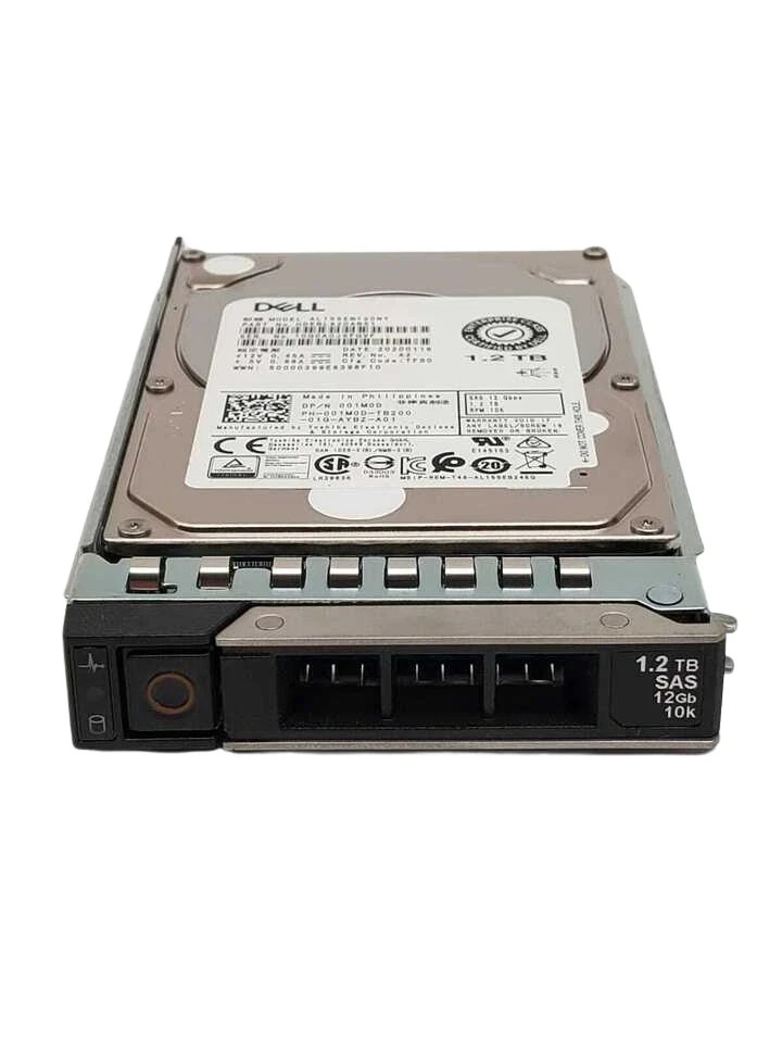 Dell 400-ASHI 1.2TB 10K SAS 2.5″ HDD Kit R640 R740 R940 14th Gen