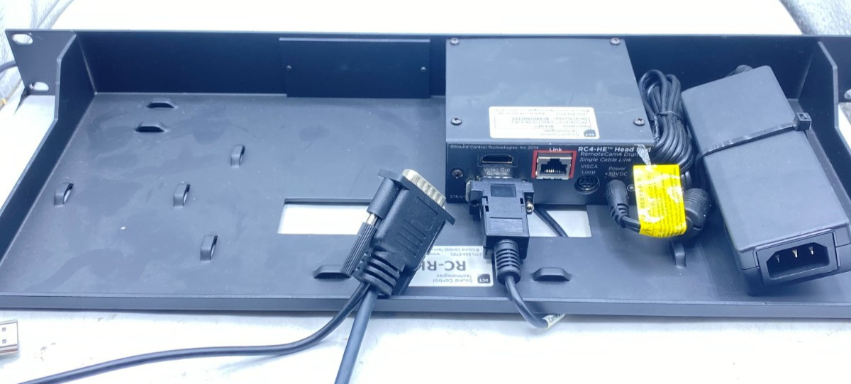 SCT RC4-HE Head End Remote Cam 4 Digital Single Cable Link Rackmount AC Adapter