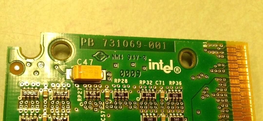 Intel Pentium III 500 MHz Server Processor Card 731069-001