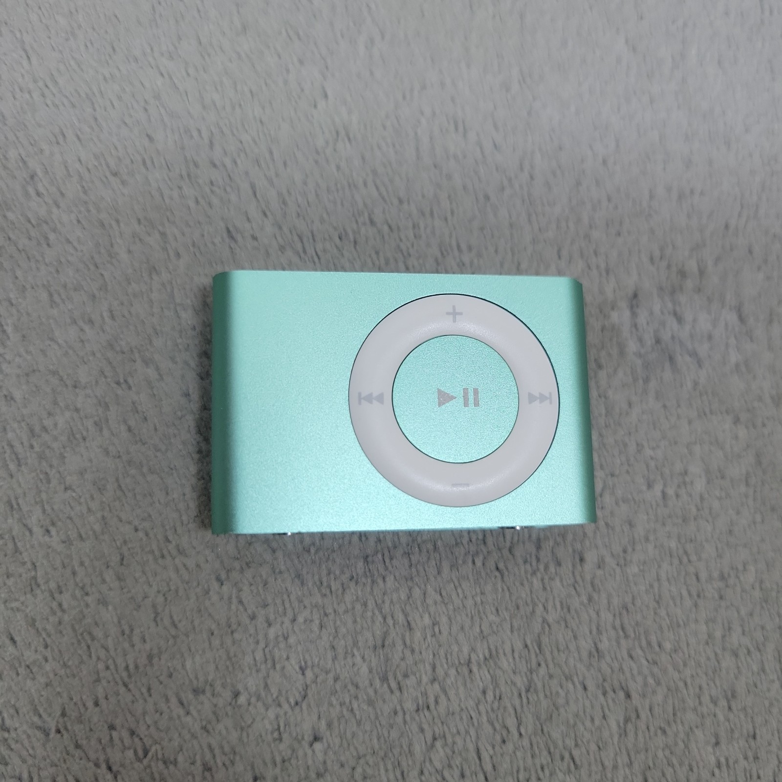 Apple iPod Shuffle 2nd Gen 1GB Aqua Green MP3 Player A1204 Works Great 3+ Hour