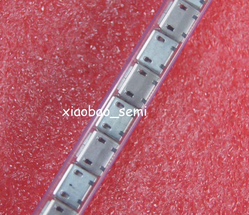 100pcs Micro USB Type B Female 5Pin SMT Socket Jack Connectors Port PCB Board