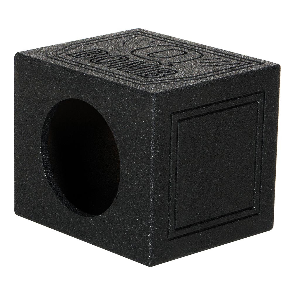 Qpower Single 10″ Sealed Woofer Enclosure withh Bed Liner Spray
