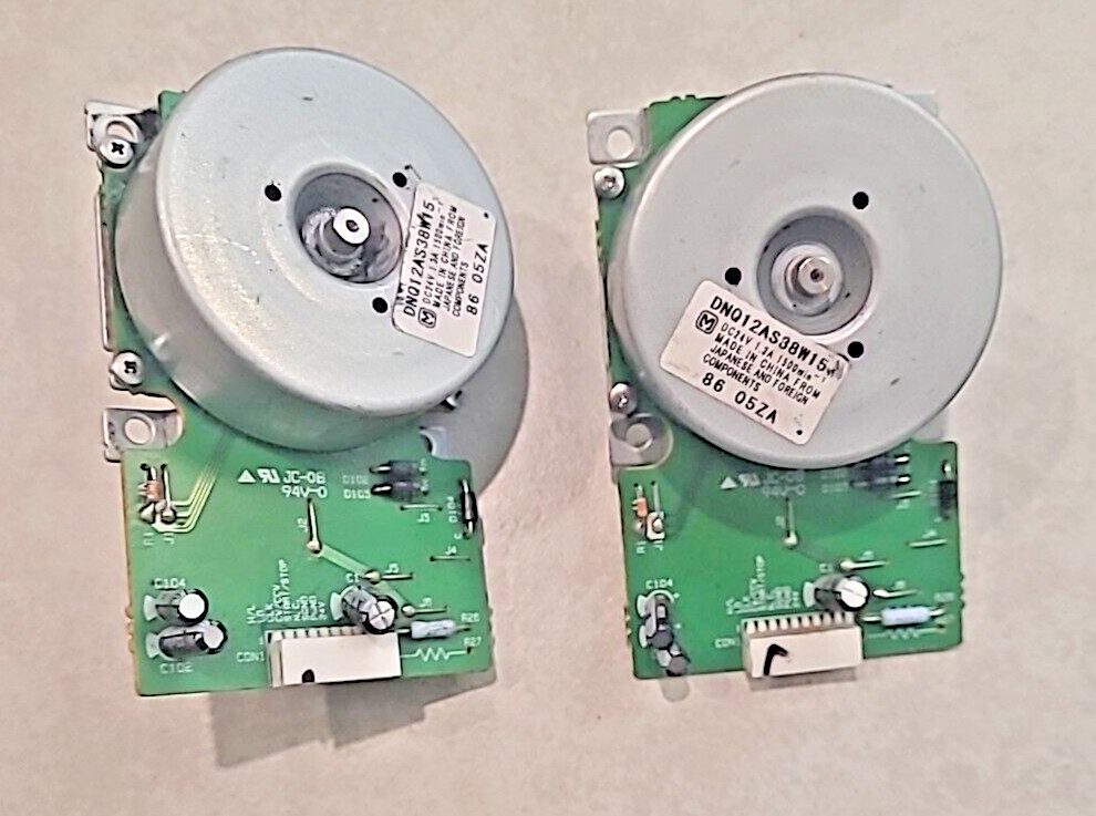 Lot Of 2 DRIVE MOTOR DNQ12AS38W15 DC24V 1.3A For Minolta Bizhub.