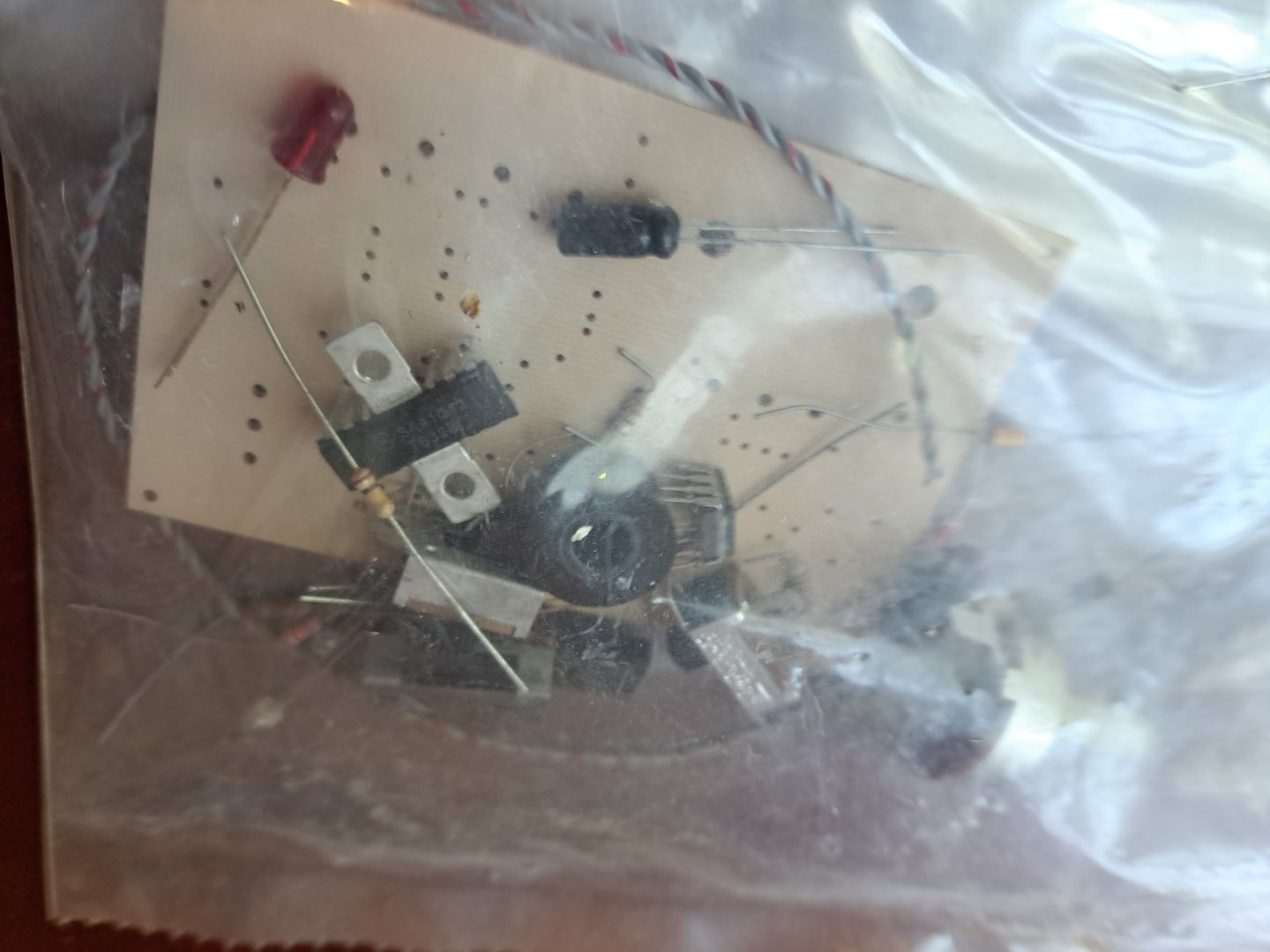 Vintage Circuit Board with Miscellaneous Parts switches lights see pictures