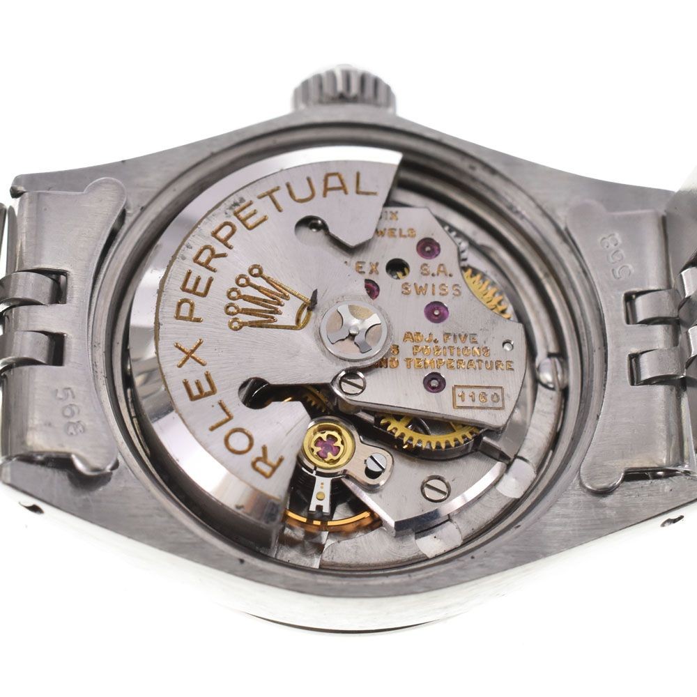 ROLEX Watch Oyster Perpetual Date 6517 Cal.1160 Automatic Silver Dial Women’s