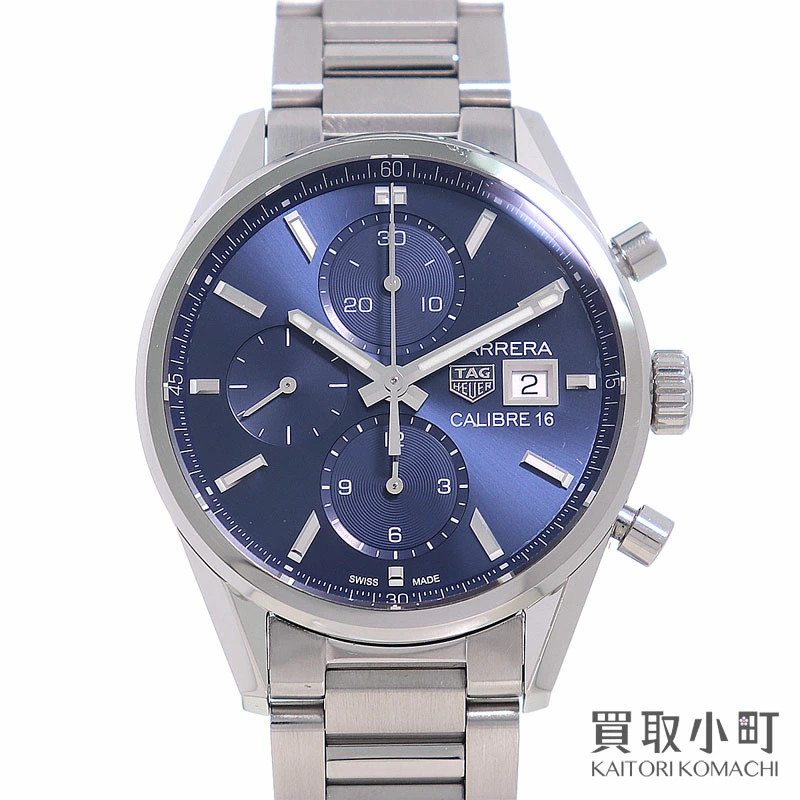 TAG Heuer Carrera Calibre 16 Chronograph Blue SS Automatic Men’s CBK2112 BA0715