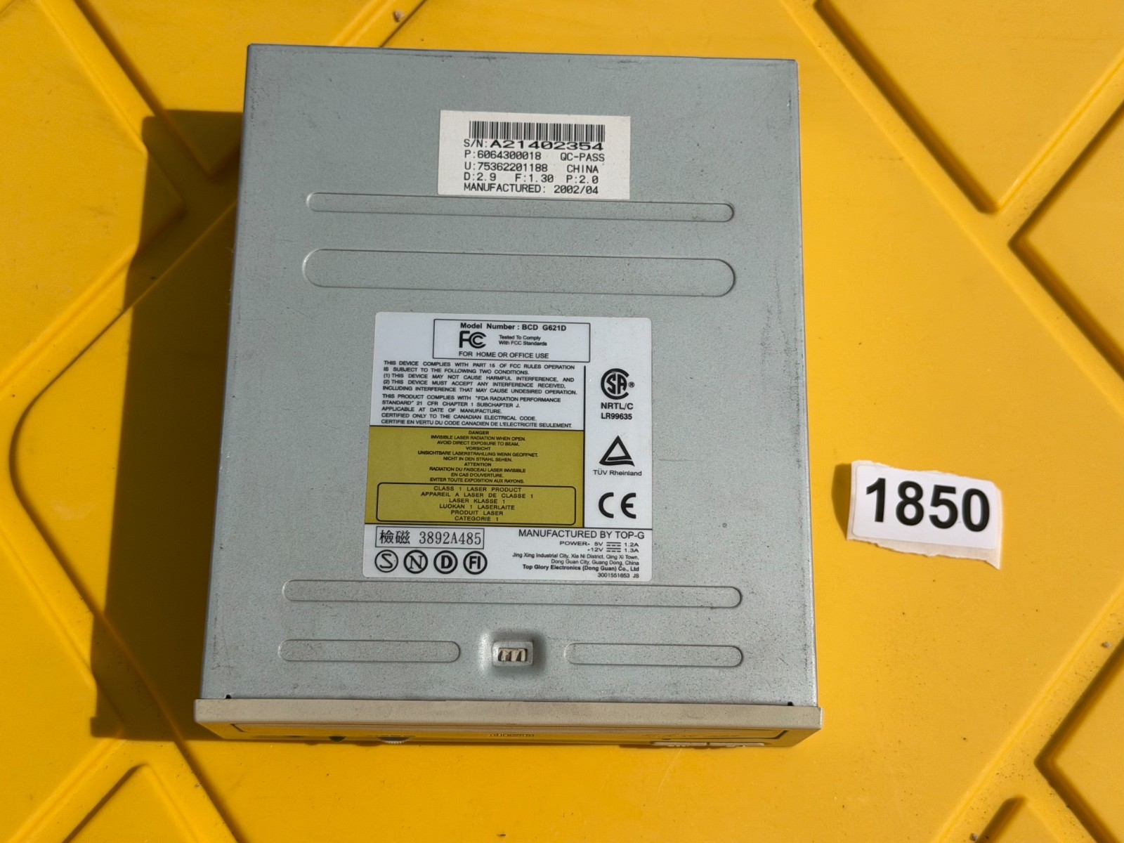 Top Glory/BCD G621D 5.25 Inch Internal IDE 56X Max – WORKS – REF 1850