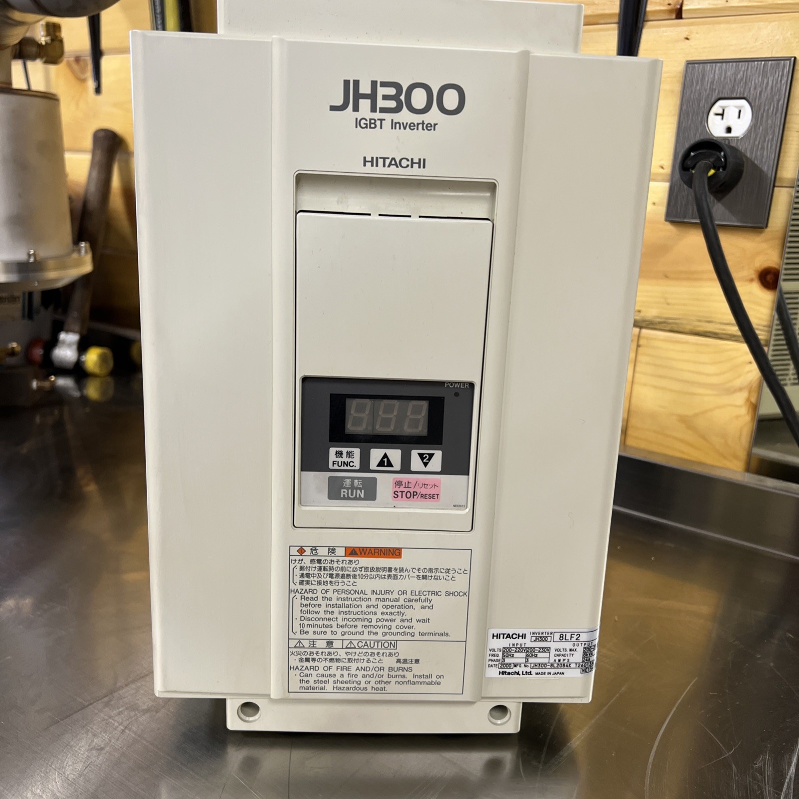 MINT YEAR 2000 Fanuc Laser Hitachi JH300 8LF2 JH300 IGBT INVERTER Tested