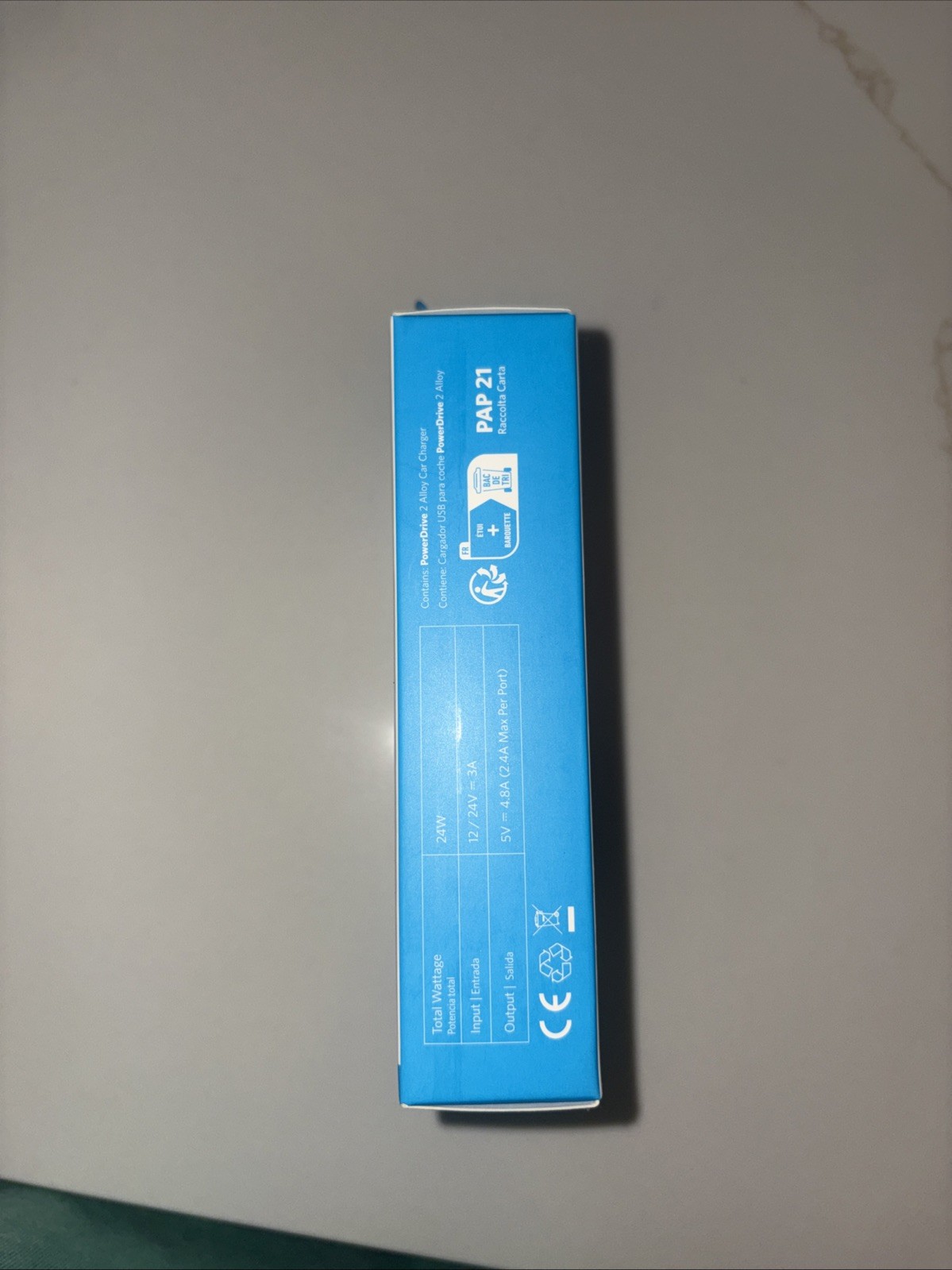 Anker 76625608 Dual USB A Car Charger – Silver