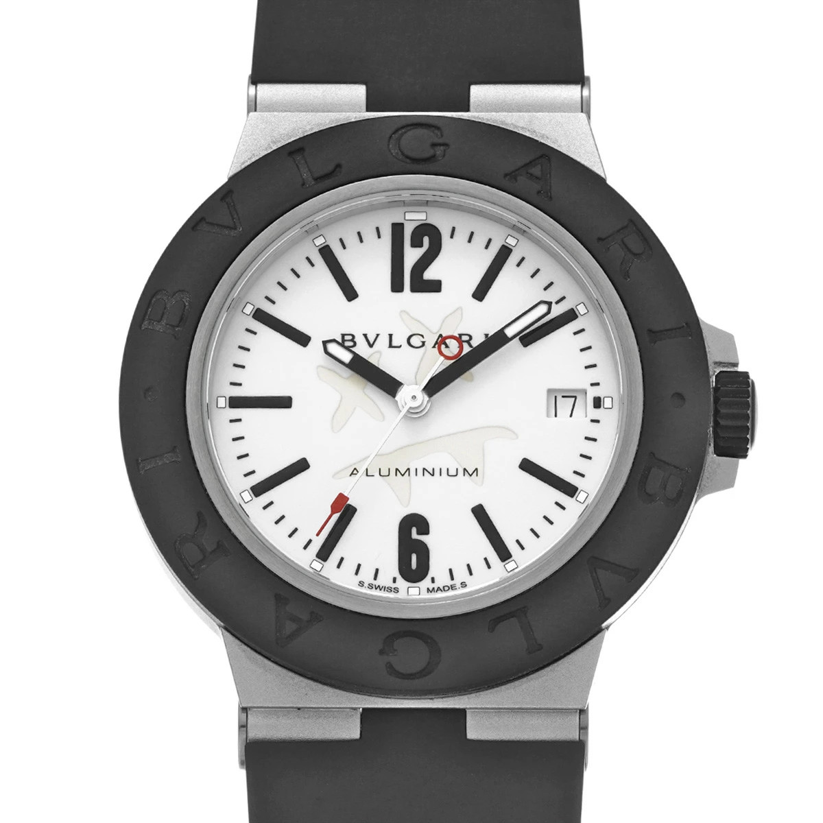 Bvlgari Aluminum Steve Aoki Limited BB40AT White Men’s Watch Warranty Box Auth