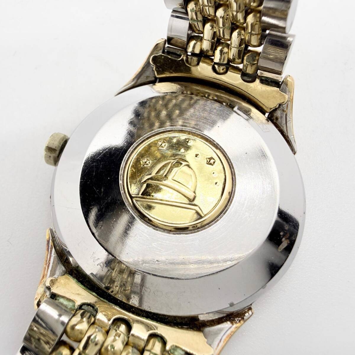 OMEGA Watch Constellation AT Wedge Index Chronometer Two-Tone Dial Gold Men’s