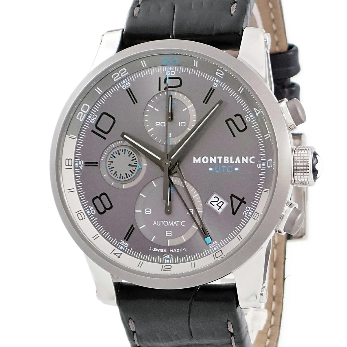 MONTBLANC Watch TimeWalker Chrono Voyager Small Seconds Date Mens Automatic Gray