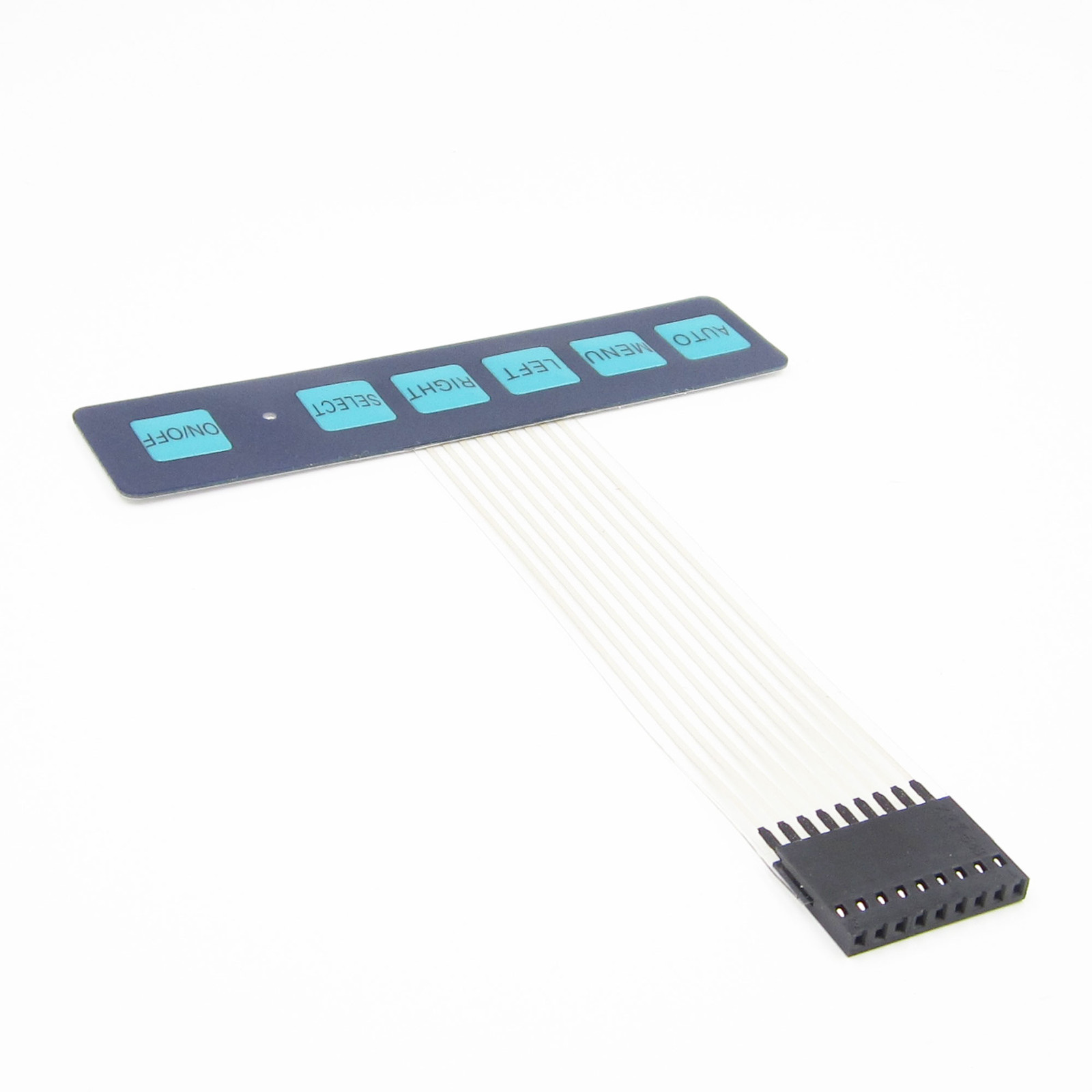 1×6 Matrix Array 6 Key Membrane Switch Keypad Keyboard 1*6 Keys with LED